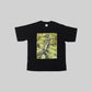 T-SHIRT PLANT PRINT BLACK