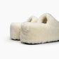 Ivory Fur Slippers
