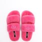 Pink Fur Slippers