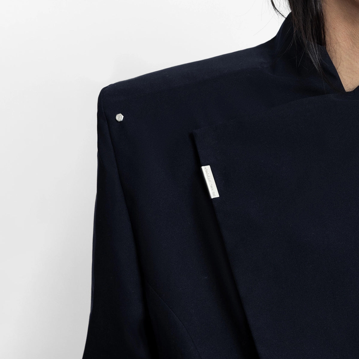 ANGULAR BOXY BESKAP NAVY