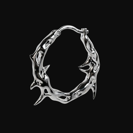 Thornvine Hoop Earring