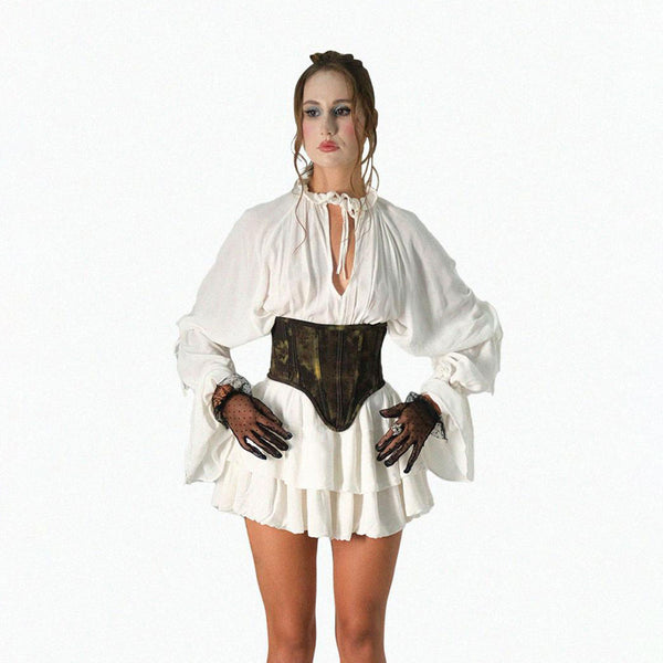 Barocco Dress in White – Vecher Apparel