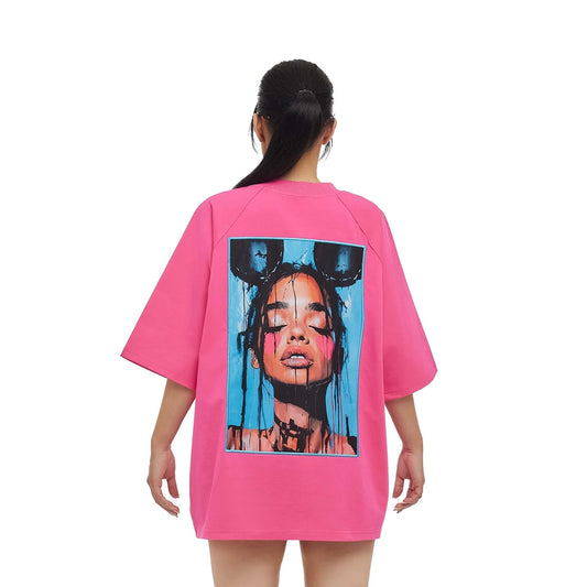 T-shirt X-FACE Fuchsia