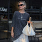 MOSKVA OVERSIZED T-SHIRT IN GREY