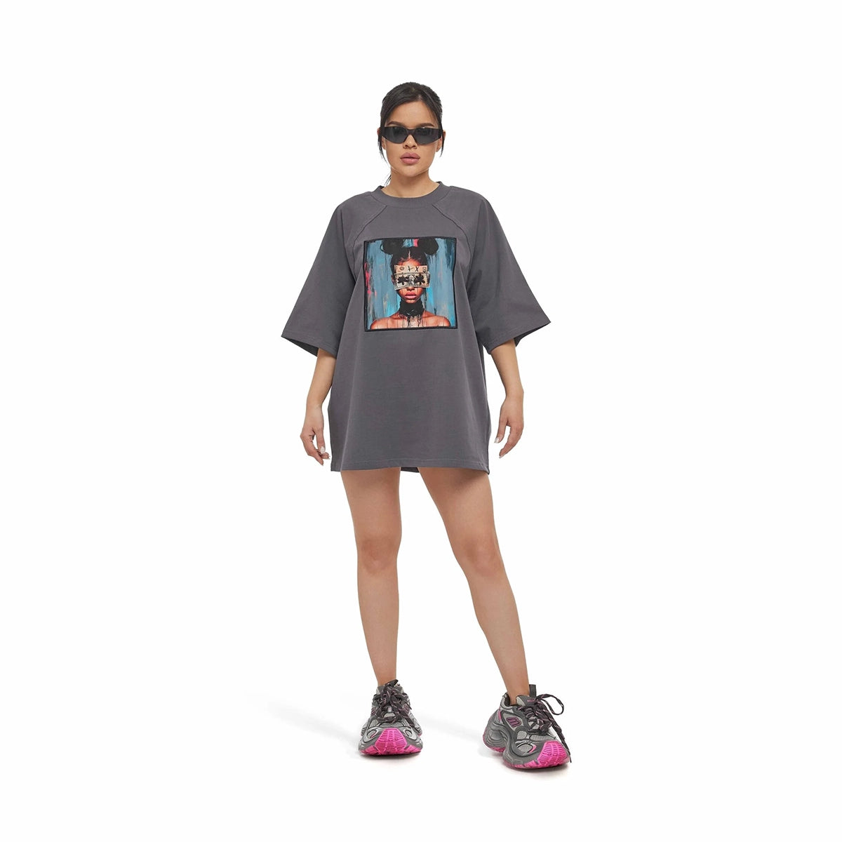 T-shirt X-FACE Graphite