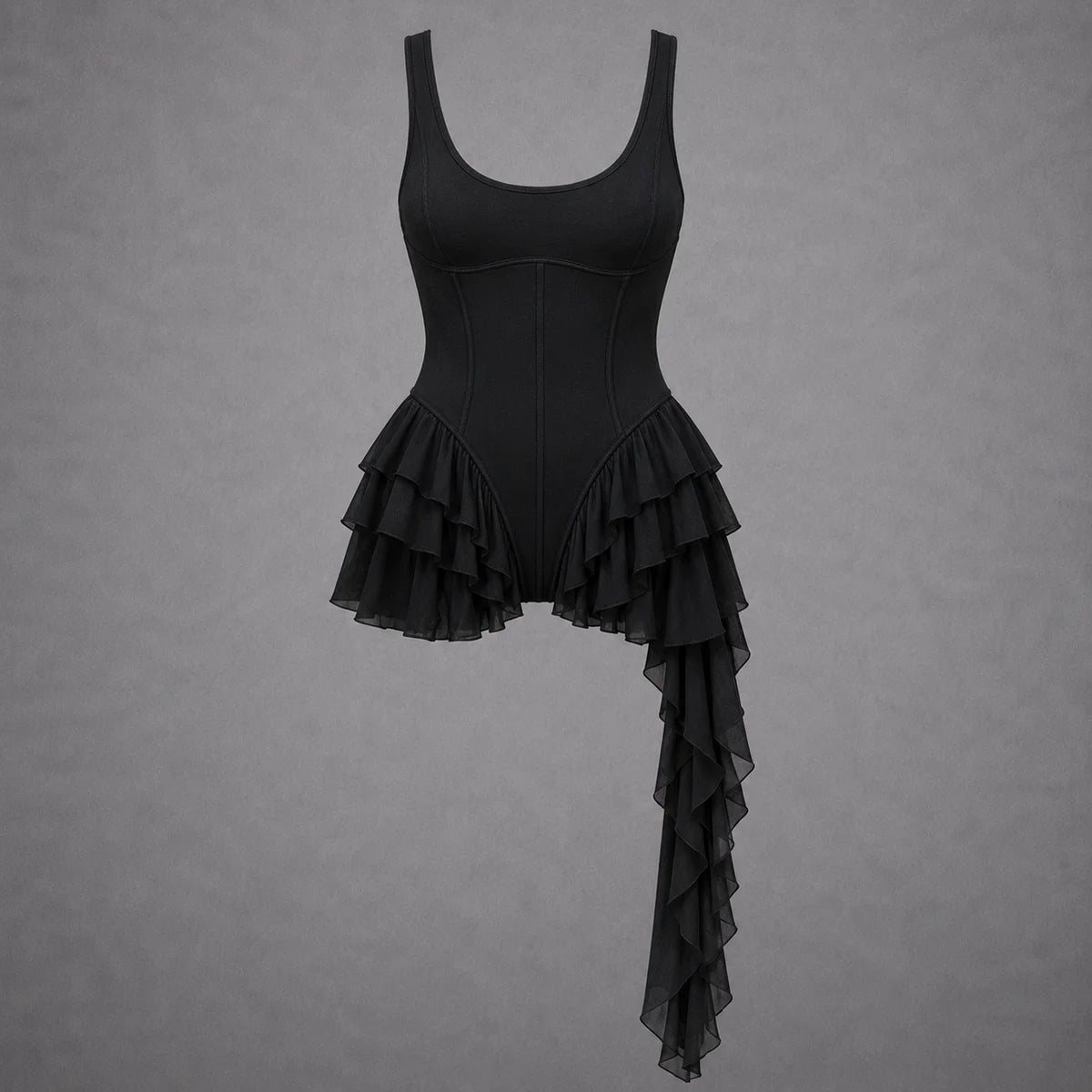 BODYSUIT DRESS BLACK