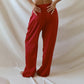 PANTS BAL SILK RED