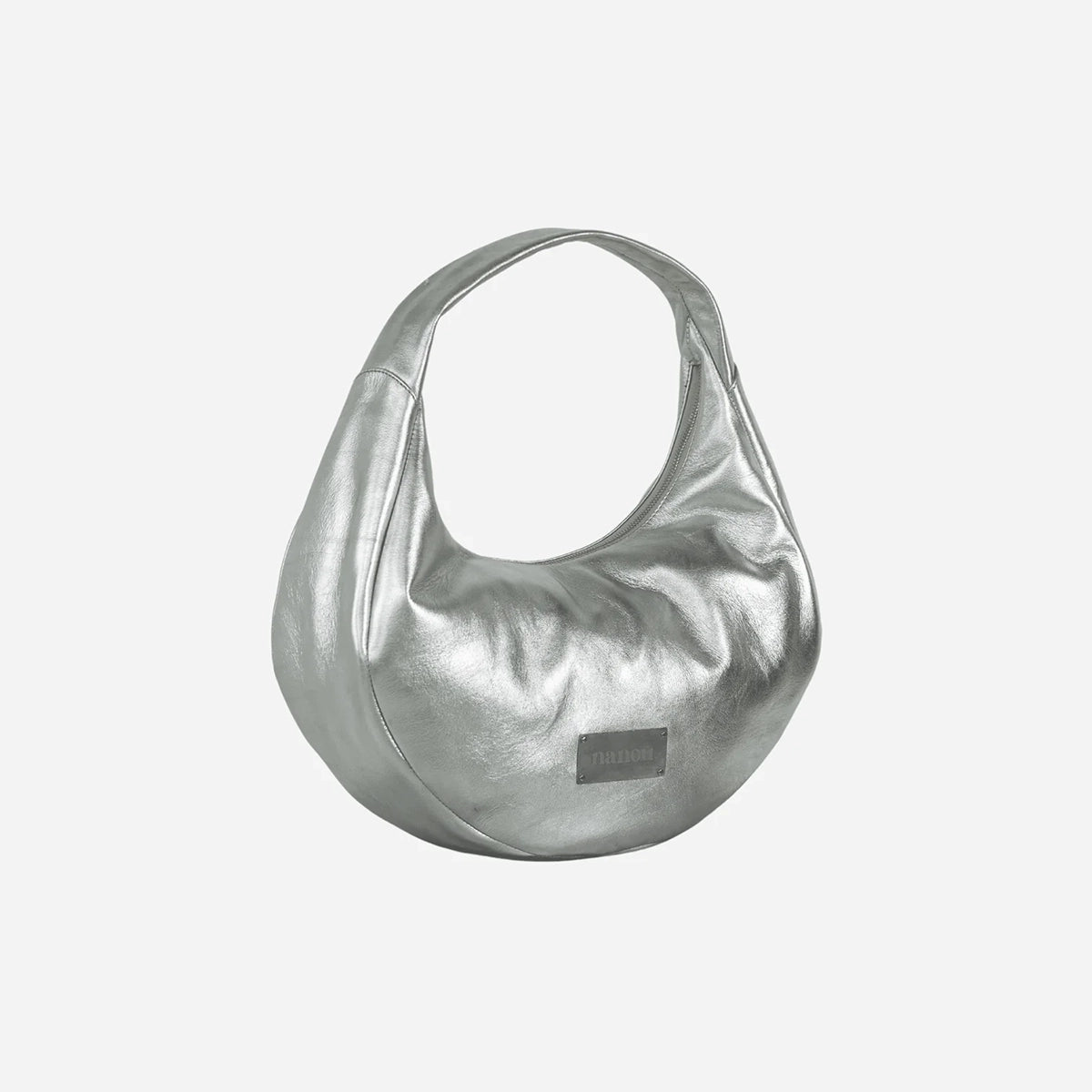 The Circle bag Medium - Silver