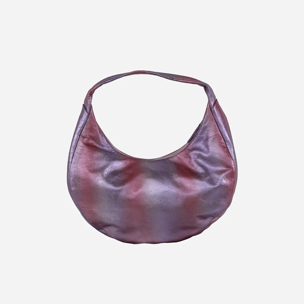 The Circle bag Medium - Pink Metallic