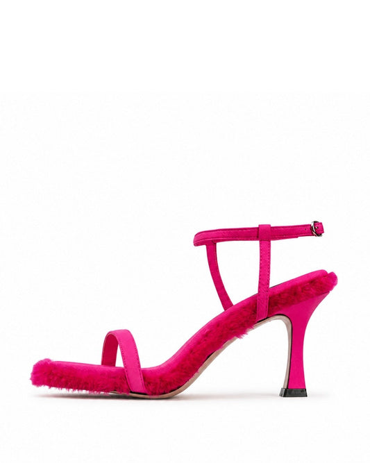 Pink Fur Heels