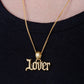 LOVER PENDANT IN GOLD