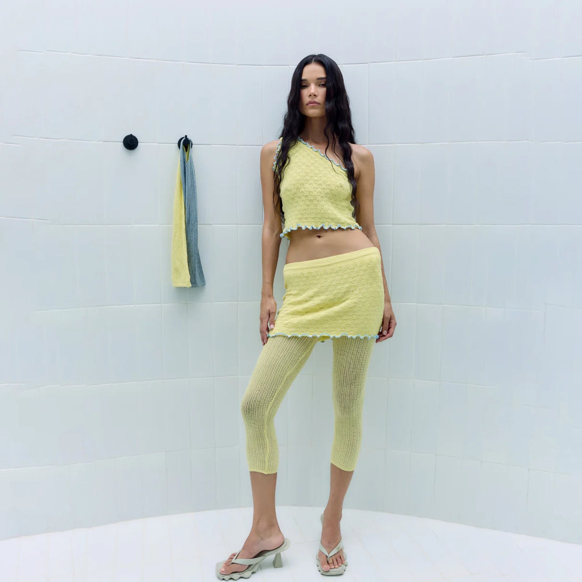 Gardenia Knit Mini Skirt