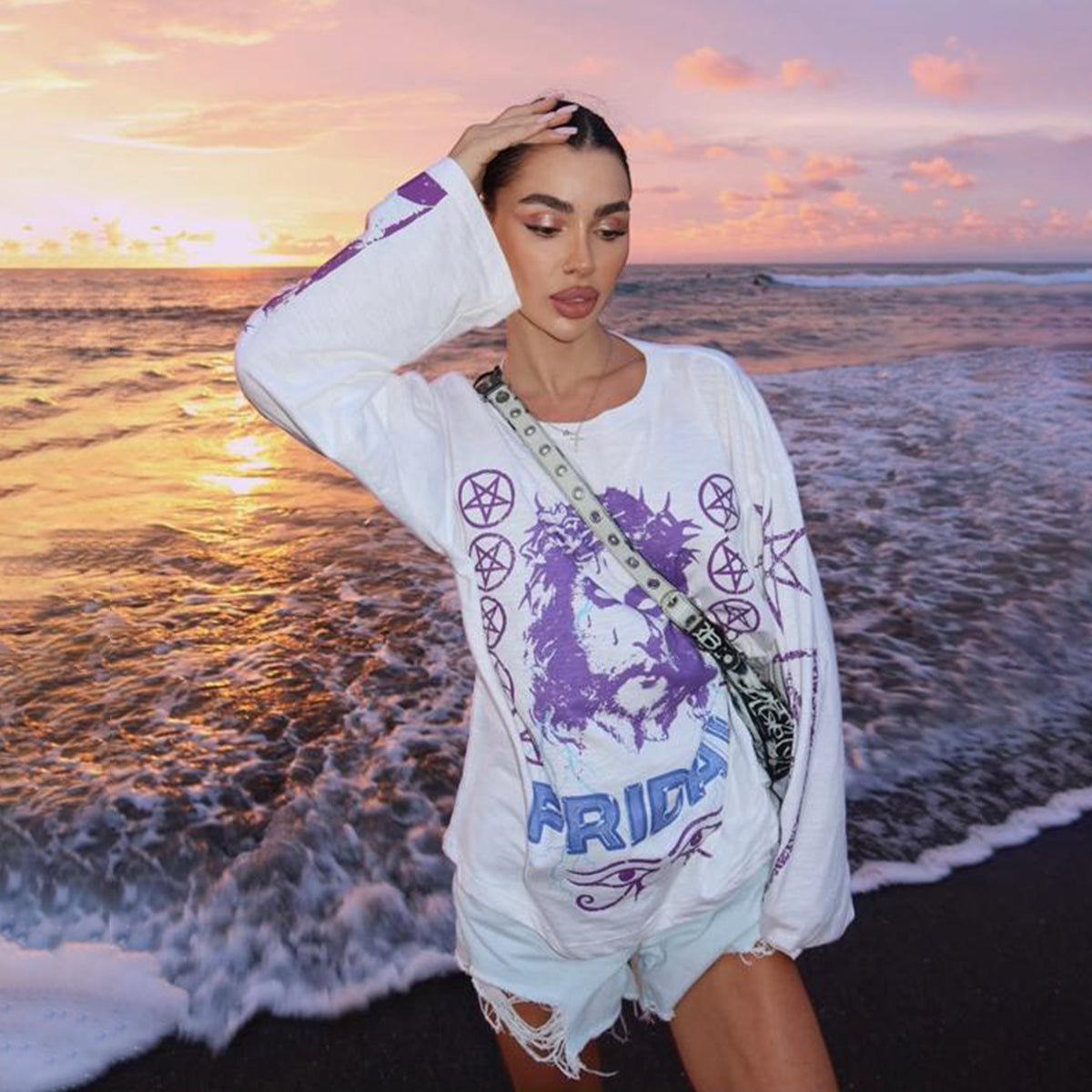 FRIDAY LONGSLEEVE IN PURPLE