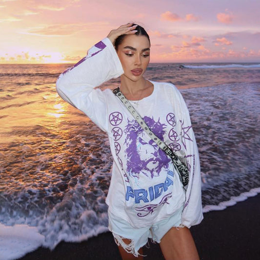 FRIDAY LONGSLEEVE IN PURPLE