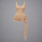 BODYSUIT DRESS BEIGE