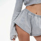 Mini Short Women Snow Grey