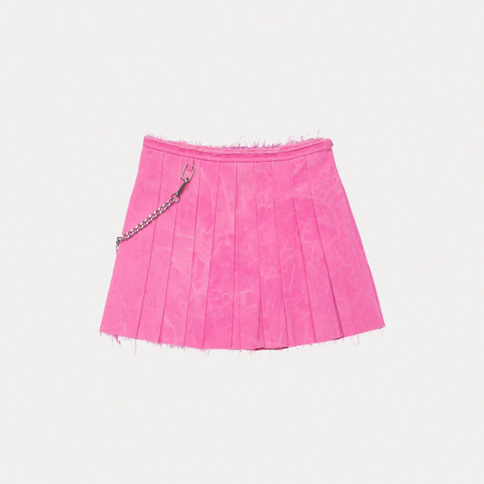 Skirt Worker Denim Pink