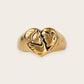 KISSING COUPLE RING IN GOLD