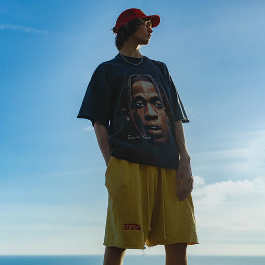 T-SHIRT WITH PRINT TRAVIS SCOTT