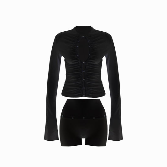 Valkrie Set Longsleeve Short Black