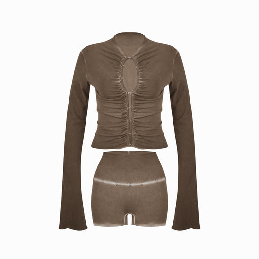 Valkrie Set Longsleeve Short Brown