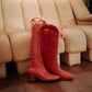 Curated Oxblood Red Boots