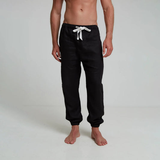 Society lounge linen long pants