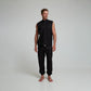 Guns sleeveless linen shirt