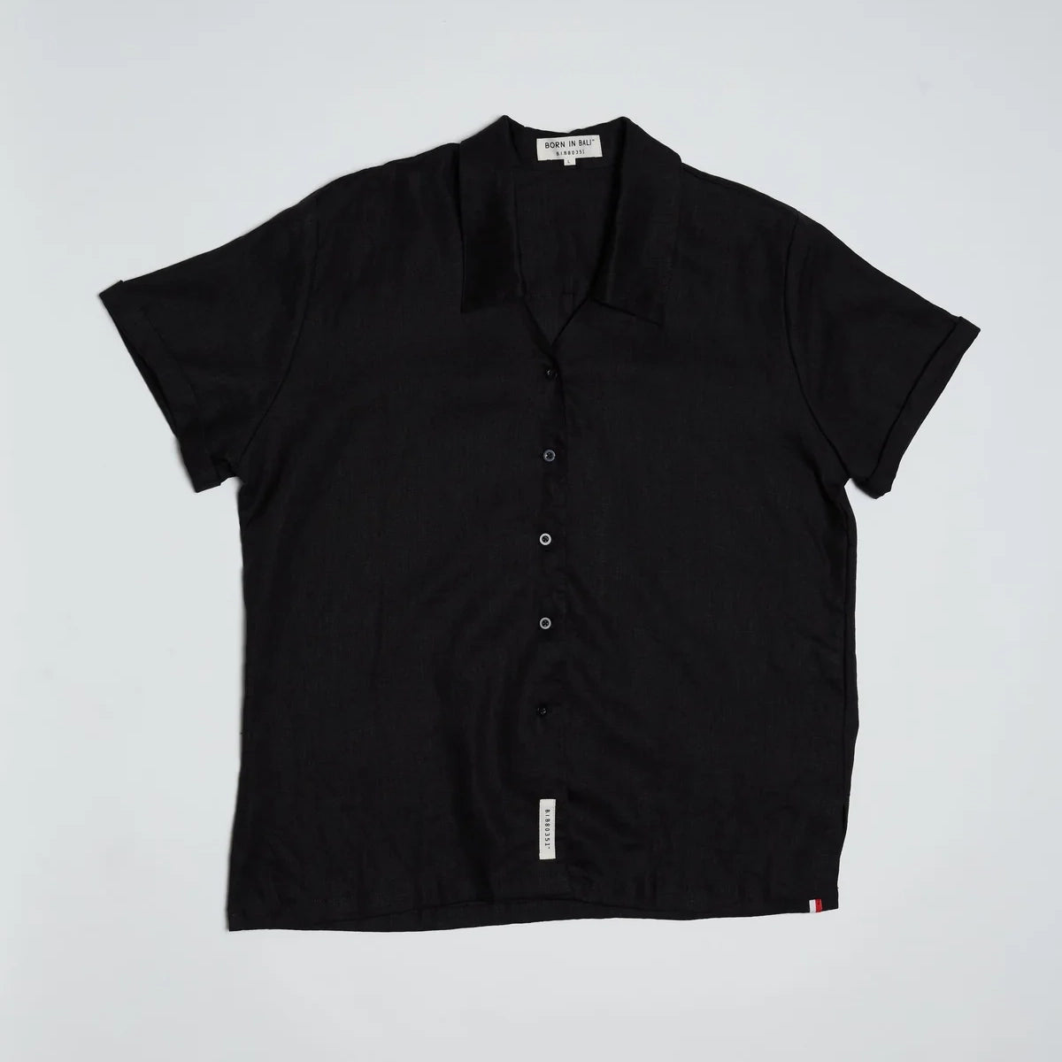 Dimana disco short sleeve linen shirt