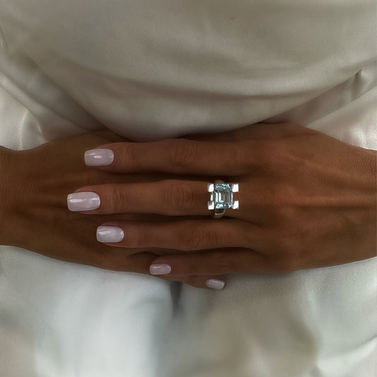 Blue Topaz Ring
