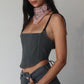 DITA CORSET 2.0 GREY DENIM