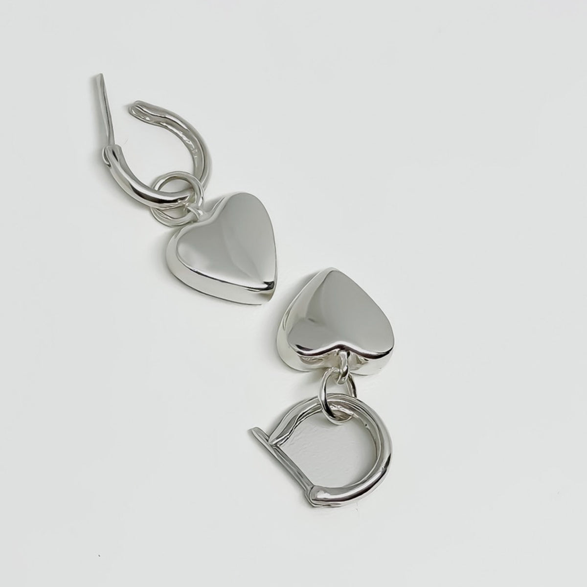 Earrings Silver Love