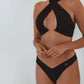 Capri Swimwear Set In Black