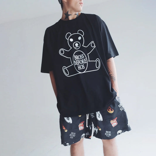 TSHIRT BEAR IN BLACK