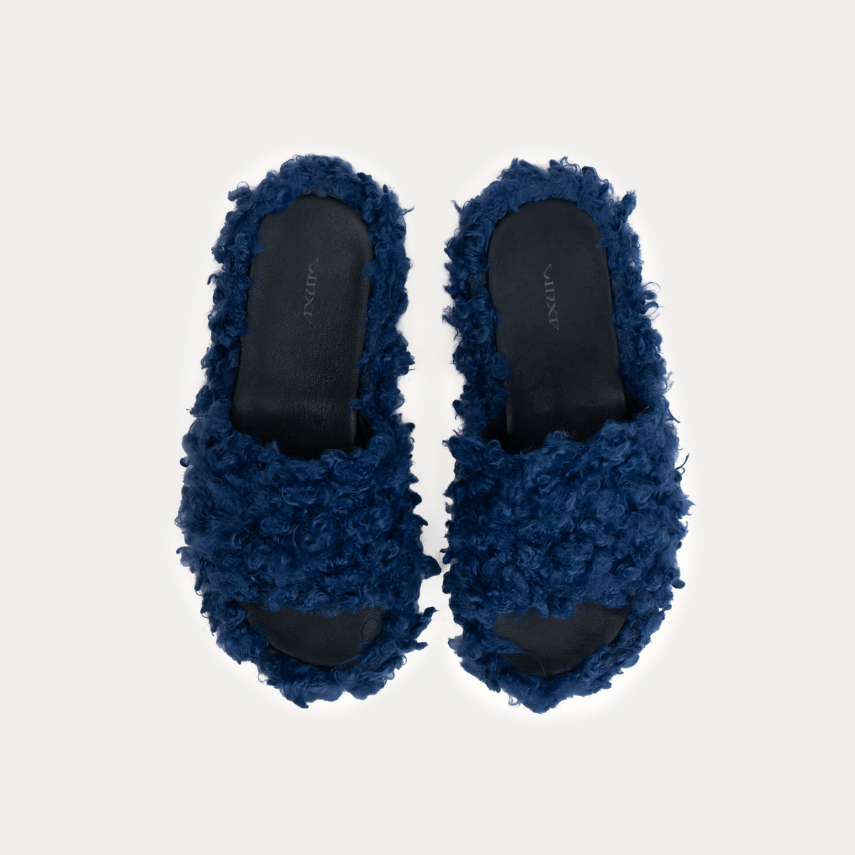 Slippers Fur Blue