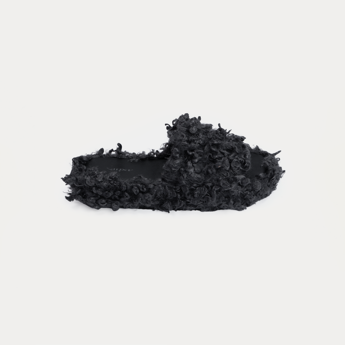 Slippers Fur Grey