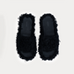 Slippers Fur Black