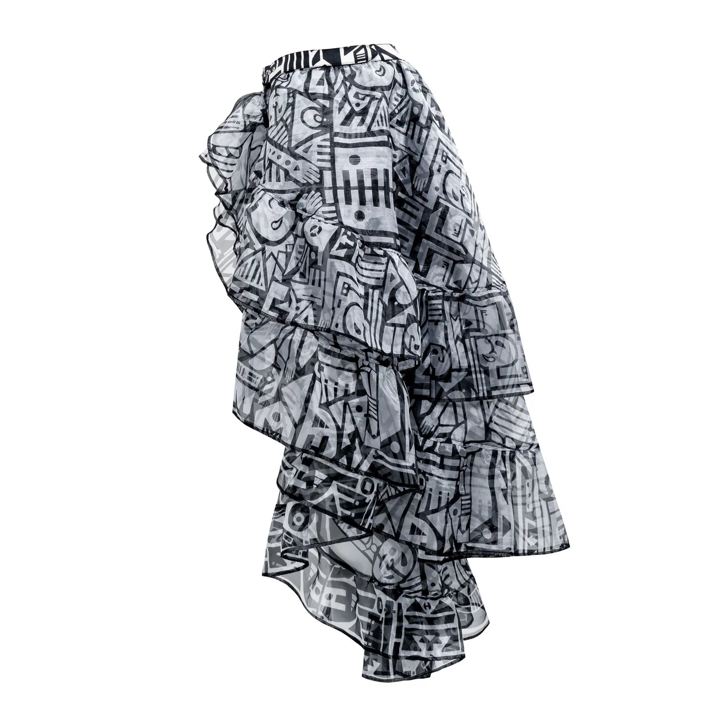 B&W PARTY SKIRT