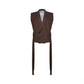 AVANT GARDE VEST IN BROWN