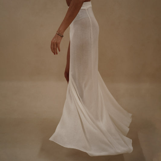 ANDRIANA SKIRT IN WHITE