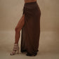 ANDRIANA SKIRT IN BRONZE