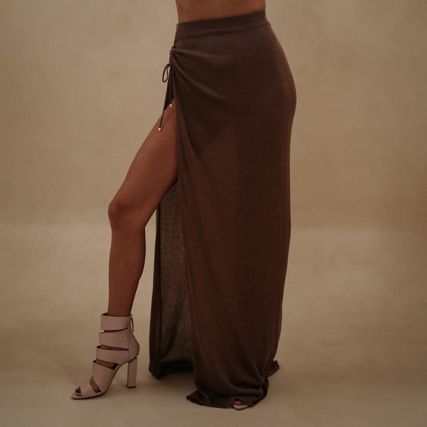 ANDRIANA SKIRT IN BRONZE