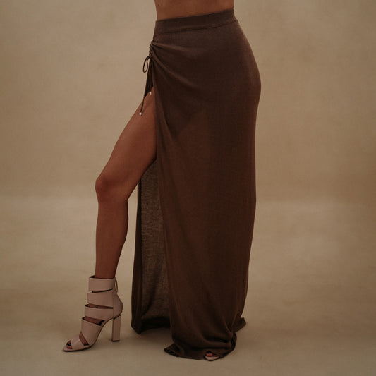 ANDRIANA SKIRT IN BRONZE