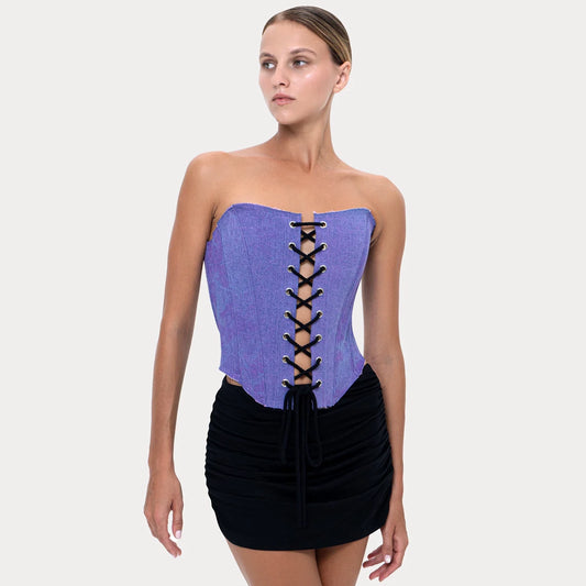 Butterfly Corset Purple