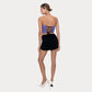 Long U Corset Violet