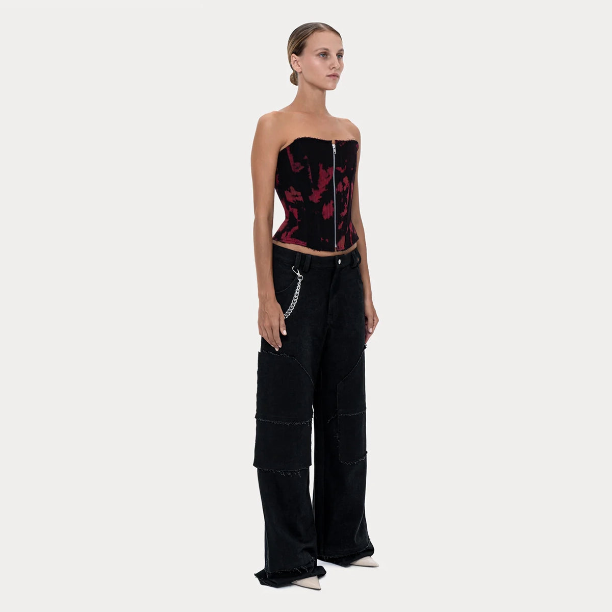 Long Slim Corset Blood Custom