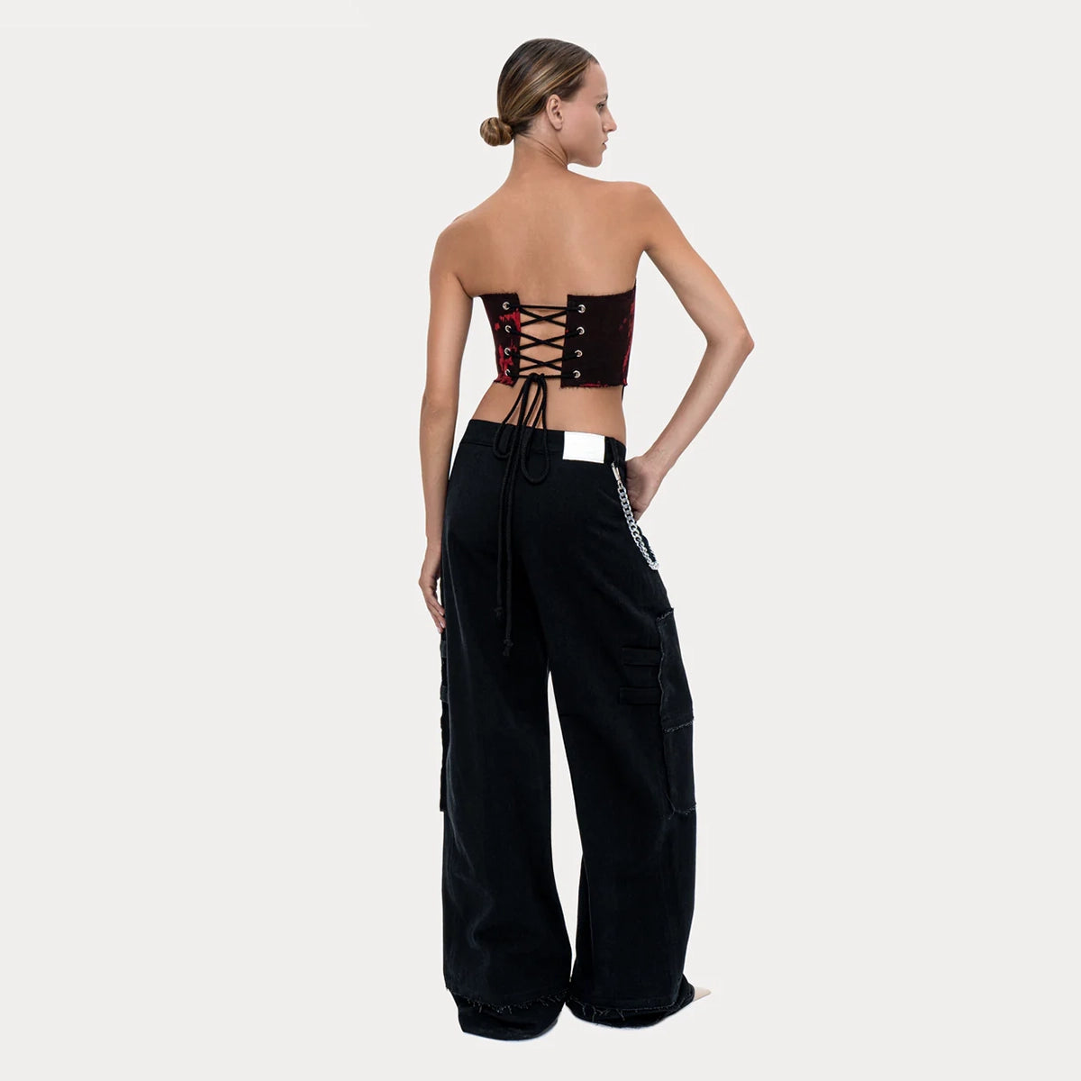 Long U Corset Blood