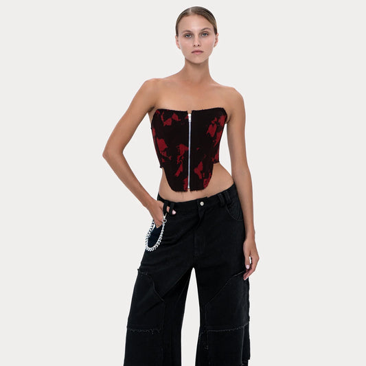 Long U Corset Blood