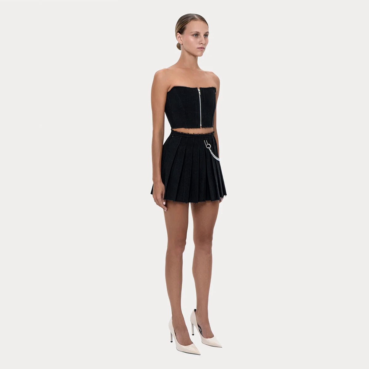 Skirt Worker Denim Black
