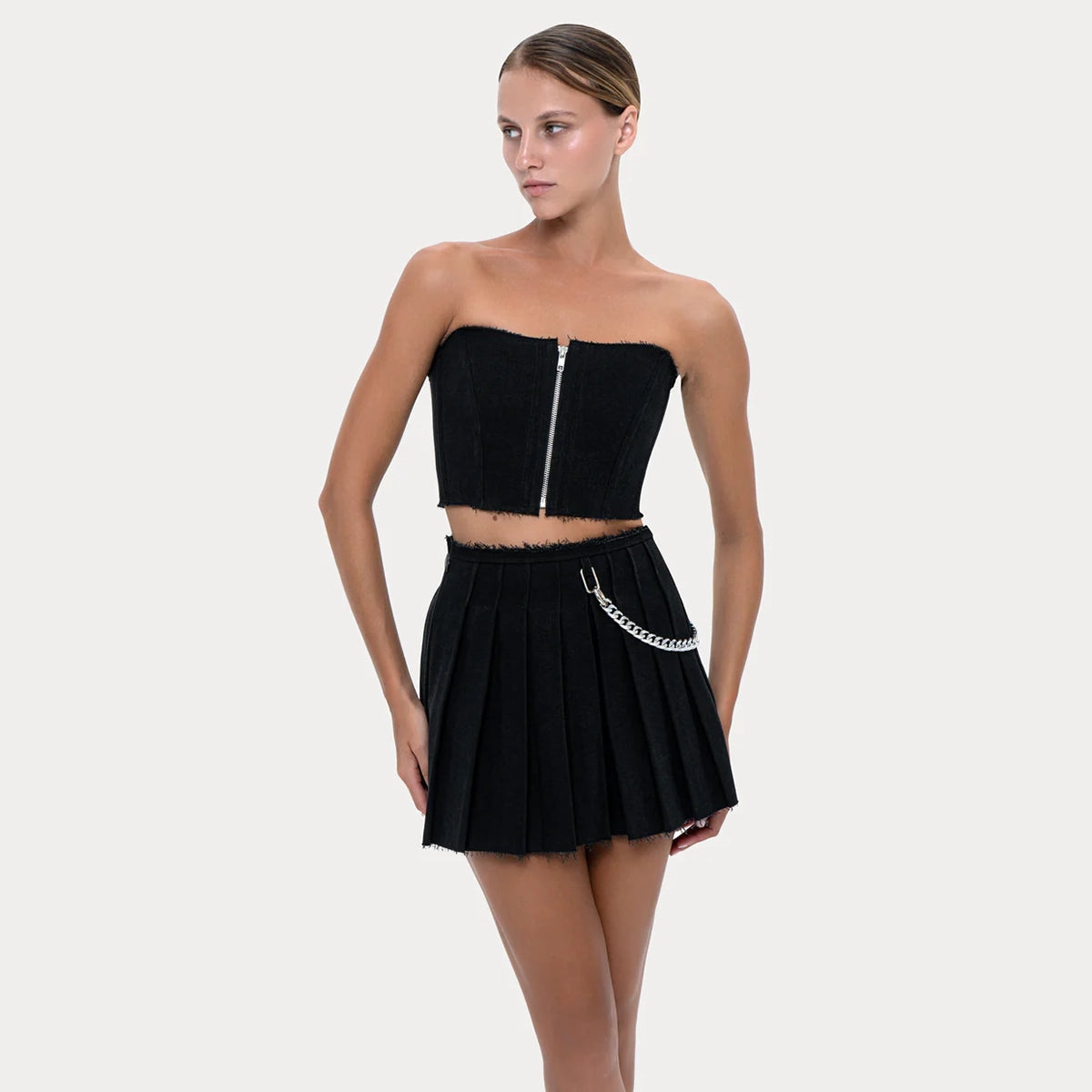 Skirt Worker Denim Black